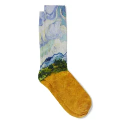 Hot Van Gogh Wheat Field with Cypresses Men's Socks Small Accessories