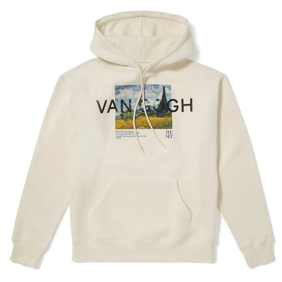 Online Van Gogh Wheat Field with Cypresses Hoodie Clothing