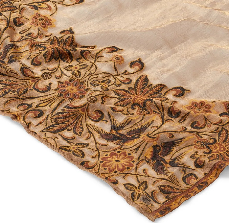 Best Victorian Foliate Jacquard Shawl Scarves & Wraps