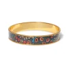 Best William Morris Blackthorn Enamel Bangle Bracelets