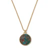 Hot William Morris Blackthorn Enamel Pendant Necklace Necklaces