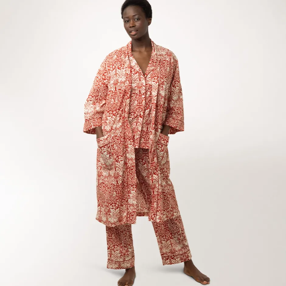 Discount William Morris Brother Rabbit Unisex Cotton Robe Clothing
