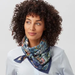 Online William Morris Peacock and Dragon Square Silk Scarf Scarves & Wraps