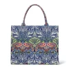 Outlet William Morris Peacock and Dragon Oversize Structured Tote Bags