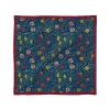 Clearance William Morris Pomegranate Cotton-and-Silk Pocket Square Small Accessories