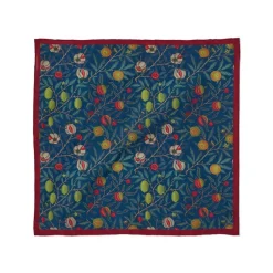 Clearance William Morris Pomegranate Cotton-and-Silk Pocket Square Small Accessories