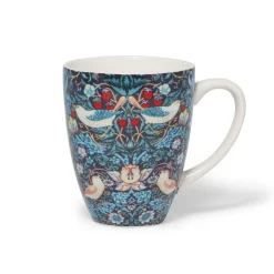 Sale William Morris Strawberry Thief Covered Mug with Tea Infuser Tableware