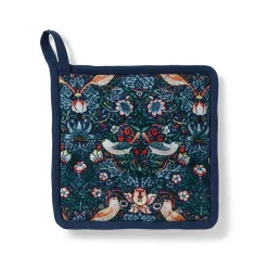 Sale William Morris Strawberry Thief Pot Holder and Oven Mitt Set Tableware