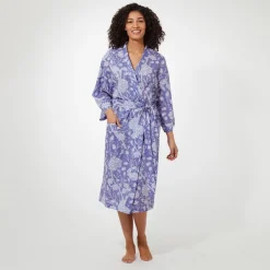 William Morris Wild Tulip Women's Cotton Robe Clothing