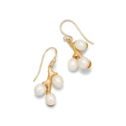 Clearance Willow Catkins Pearl Drop Earrings Earrings